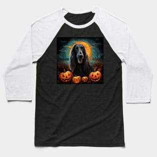 Afghan Hound Halloween Baseball T-Shirt